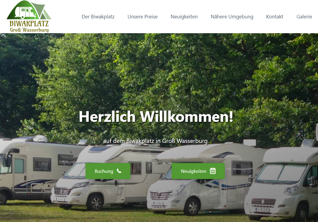 Biwakplatz Groß Wasserburg